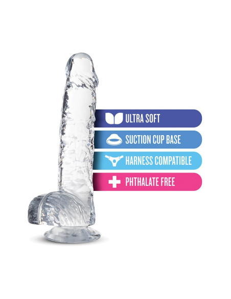 NATURALLY YOURS  6 INCH CRYSTALLINE DILDO  DIAMOND