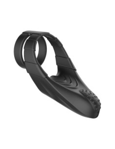 FORTO F-48 VIBRATING PERINEUM DOUBLE C-RING BLACK 2