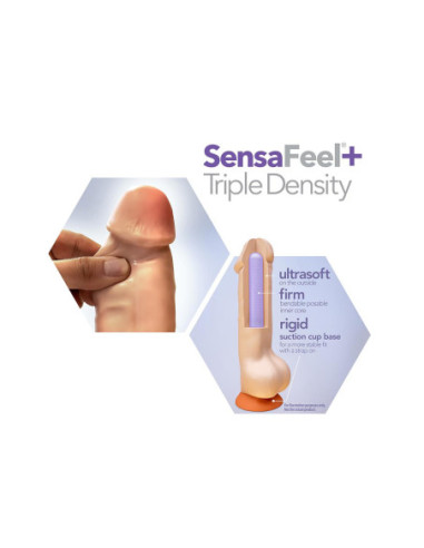 DR. SKIN PLUS 5 INCH POSABLE DILDO VANILLA