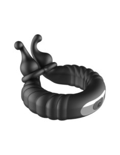 FORTO F-24 TEXTURED VIBRATING COCKRING BLACK