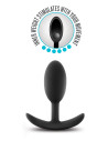 ANAL ADVENTURES PLATINUM VIBRA SLIM PLUG - MEDIUM