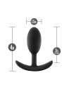 ANAL ADVENTURES PLATINUM VIBRA SLIM PLUG - MEDIUM
