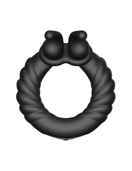 FORTO F-24 TEXTURED VIBRATING COCKRING BLACK