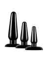 ANAL ADVENTURES BASIC PLUG KIT BLACK