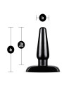 ANAL ADVENTURES BASIC PLUG KIT BLACK