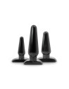 ANAL ADVENTURES BASIC PLUG KIT BLACK