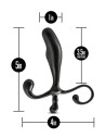 Czarny stymulator prostaty Anal Adventures - Sklep erotyczny Intymnosc24.pl