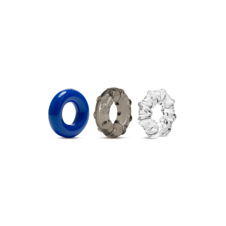 STAY HARD TRIPLE STRETCH 3PACK COCKRINGS