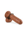 STAY HARD COCK RING AND BALL STRAP BLACK