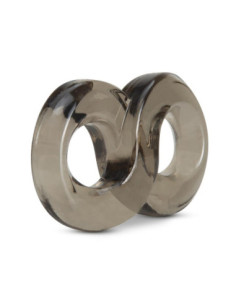 STAY HARD COCK RING AND BALL STRAP BLACK 2