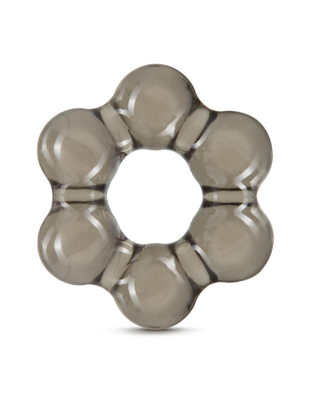 STAY HARD THICK BEAD COCK RING BLACK