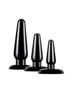 ANAL ADVENTURES BASIC PLUG KIT BLACK