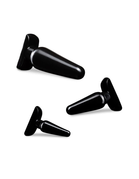 ANAL ADVENTURES BASIC PLUG KIT BLACK