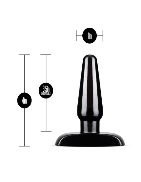 ANAL ADVENTURES BASIC PLUG KIT BLACK