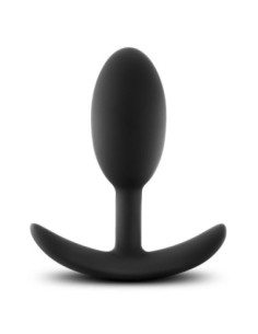 ANAL ADVENTURES PLATINUM VIBRA SLIM PLUG - MEDIUM