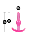 Różowy korek analny B Yours Curvy - Sklep erotyczny Intymnosc24.pl