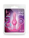 Różowy korek analny B Yours Curvy - Sklep erotyczny Intymnosc24.pl