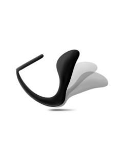 ANAL ADVENTURES PLATINUM COCK RING PLUG BLACK 2