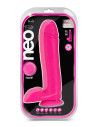 NEO ELITE 10INCH COCK WITH BALLS NEON PINK