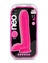 NEO ELITE 10INCH COCK WITH BALLS NEON PINK