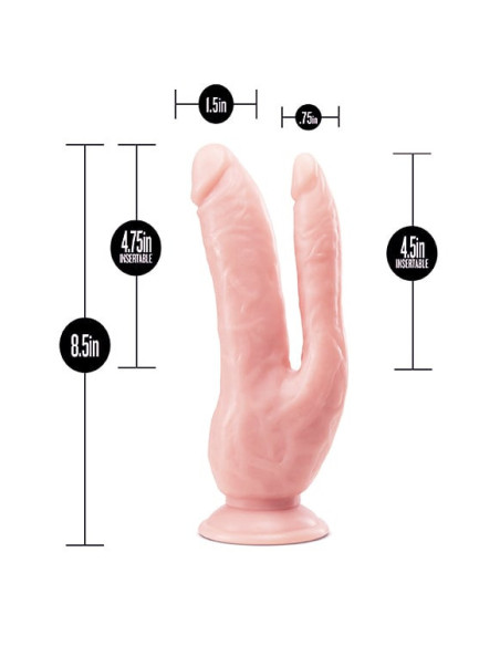DR. SKIN 8 INCH DP COCK FLESH