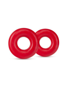 STAY HARD DONUT RINGS OVERSIZED RED