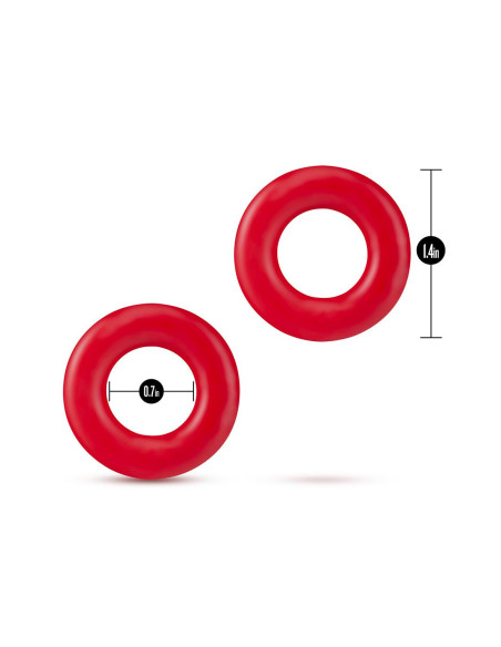 STAY HARD DONUT RINGS RED