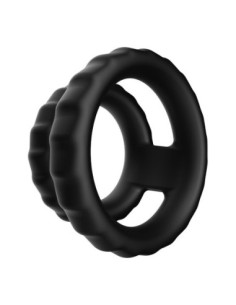 FORTO F-43 TIERED COCK AND BALL RING BLACK 2