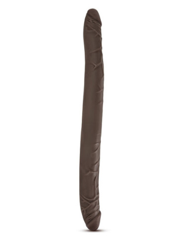 DR. SKIN 16 INCH DOUBLE DILDO CHOCOLATE