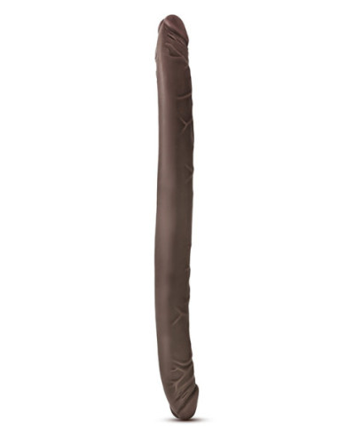 DR. SKIN 16 INCH DOUBLE DILDO CHOCOLATE
