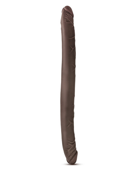 DR. SKIN 16 INCH DOUBLE DILDO CHOCOLATE