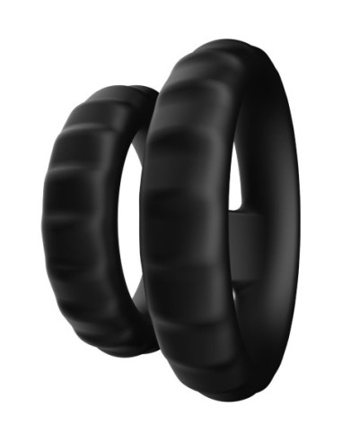 FORTO F-43 TIERED COCK AND BALL RING BLACK