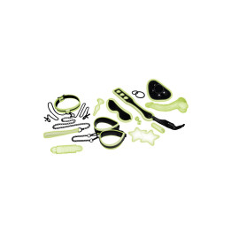 WHIPSMART 12 PCS GLOW IN THE DARK ALL-IN ONE BONDAGE SET