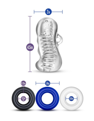 QUICKIE KIT JERK OFF CLEAR