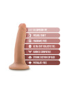 Realistyczne dildo Dr Skin Plus 5 inch Posable - Sklep erotyczny Intymnosc24.pl
