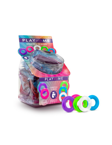 Rozciągliwe C-Ringi Play With Me 50 sztuk - Sklep erotyczny Intymnosc24.pl