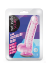 NATURALLY YOURS  6 INCH CRYSTALLINE DILDO  ROSE