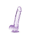 NATURALLY YOURS  6 INCH CRYSTALLINE DILDO  AMETHYST - Sklep erotyczny Intymnosc24.pl