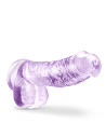 NATURALLY YOURS  6 INCH CRYSTALLINE DILDO  AMETHYST - Sklep erotyczny Intymnosc24.pl