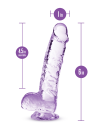 NATURALLY YOURS  6 INCH CRYSTALLINE DILDO  AMETHYST - Sklep erotyczny Intymnosc24.pl
