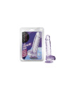 NATURALLY YOURS  6 INCH CRYSTALLINE DILDO  AMETHYST - Sklep erotyczny Intymnosc24.pl