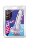 NATURALLY YOURS  6 INCH CRYSTALLINE DILDO  AMETHYST - Sklep erotyczny Intymnosc24.pl
