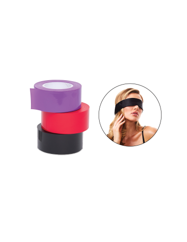 WHIPSMART 150 FT BONDAGE TAPE WITH SILKY BLINDFOLD
