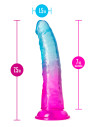 Silikonowe dildo Beautiful Sky 7 inch B Yours Sunset - Sklep erotyczny Intymnosc24.pl