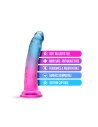 Silikonowe dildo Beautiful Sky 7 inch B Yours Sunset - Sklep erotyczny Intymnosc24.pl