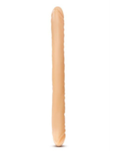 B YOURS 18 INCH DOUBLE DILDO BEIGE 2
