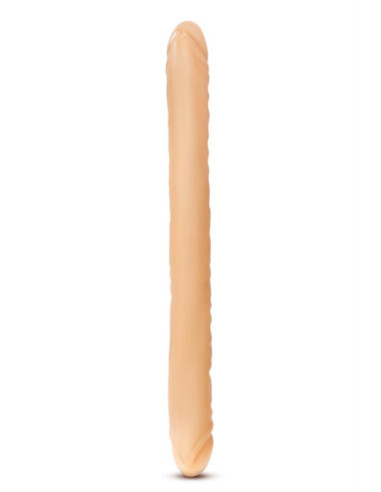B YOURS 18 INCH DOUBLE DILDO BEIGE