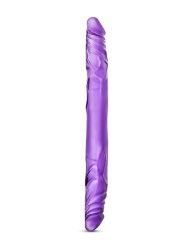 B YOURS 14 INCH DOUBLE DILDO PURPLE