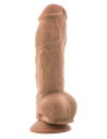 Realistyczne dildo Au Naturel Big Boy 10 inch Mocha - Sklep erotyczny Intymnosc24.pl