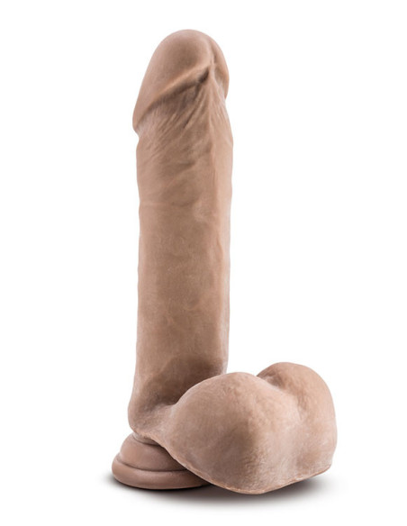 AU NATUREL 8 INCH SENSA FEEL DILDO LATIN